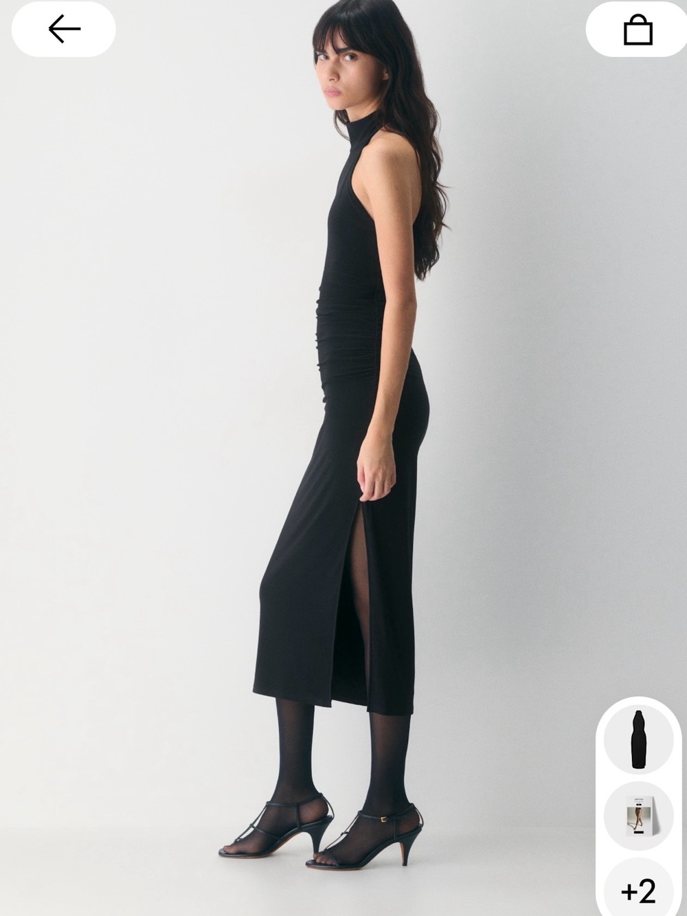 Aritzia Remedy Dress NWT in Vintage Navy - Picture 3 of 10